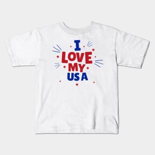 I love my USA Kids T-Shirt